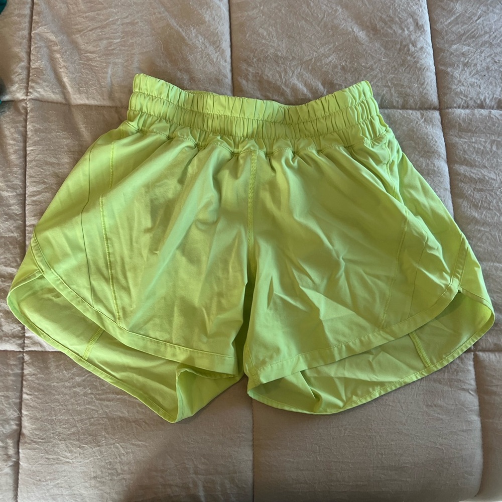 Lululemon neon shorts